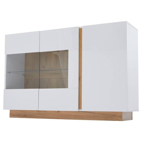 Sideboard Zecoin Weiß - Holzwerkstoff - 138 x 91 x 38 cm
