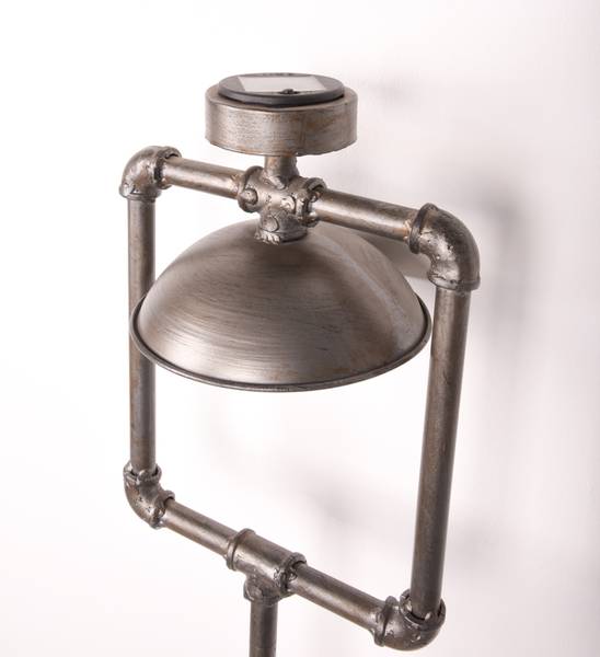 Solar-Leuchte ESSEN Schwarz - Metall - 19 x 158 x 26 cm