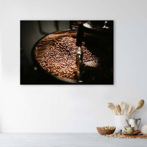 Wandbild Kaffee 90 x 60 cm