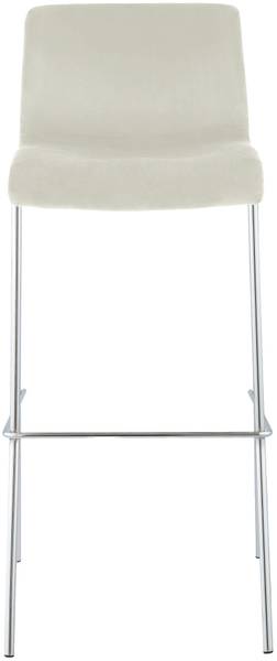 Barkruk Hover crèmekleurig - 43 x 100 x 48 cm - stoel - kunstmatig dierenvel