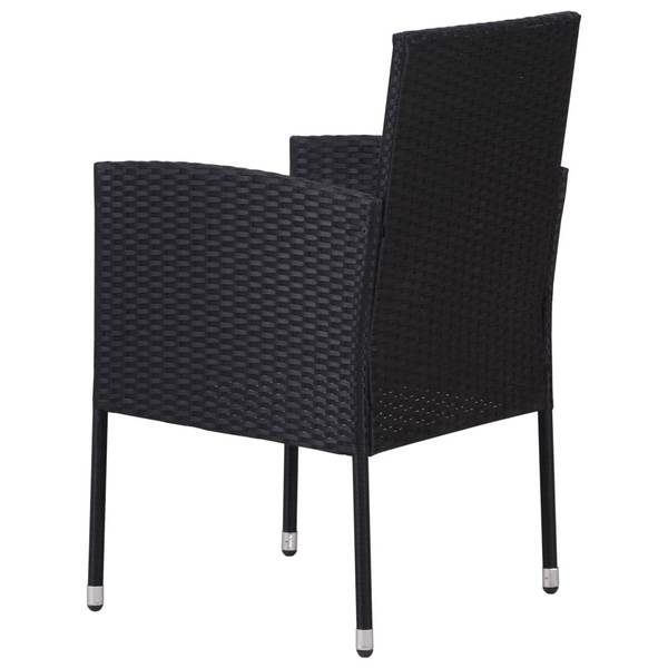 Gartenstuhl 3048864-2 (4er Set) Weiß - Stahl - 52 x 88 x 56 cm
