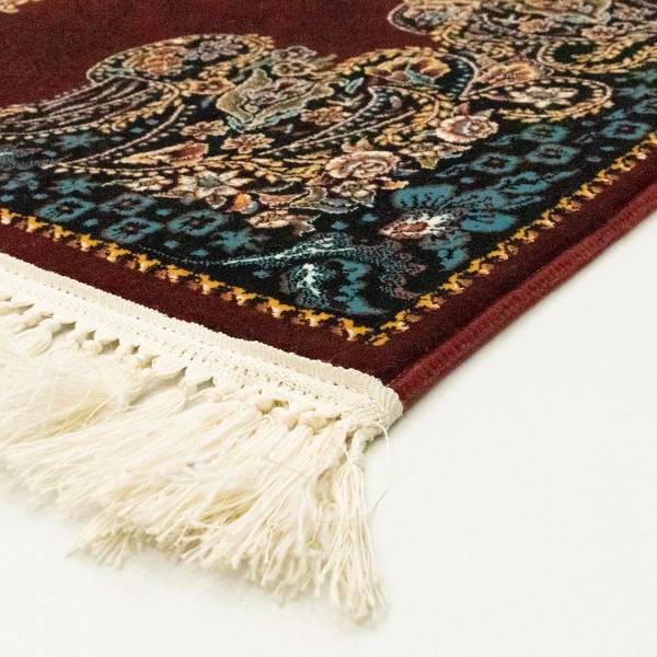 Orientteppich Nika Rot - Naturfaser - 100 x 1 x 150 cm