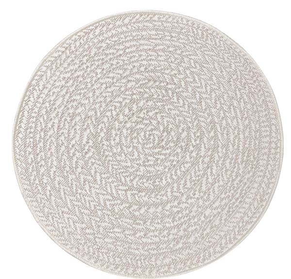 Juteteppich Kansas E Creme - 120 x 120 cm