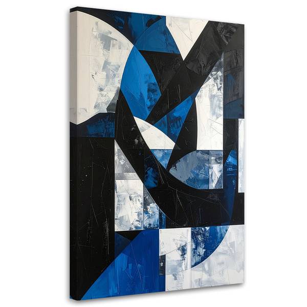 Canvas schilderij Vormen 80 x 120 cm