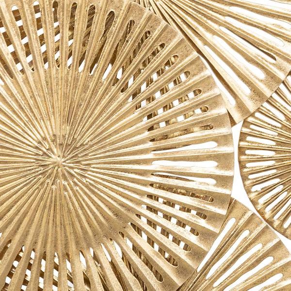 Wanddekoration ALEXA Gold - Metall - 4 x 71 x 99 cm