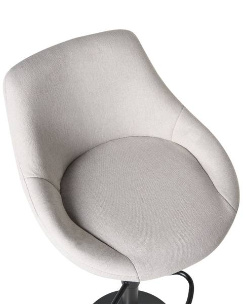 Hocker MEDULIN 2-tlg Schwarz - Grau - Textil - 47 x 83 x 52 cm