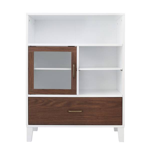 Bad freistehender Lagerschrank Holzwerkstoff - 66 x 87 x 66 cm