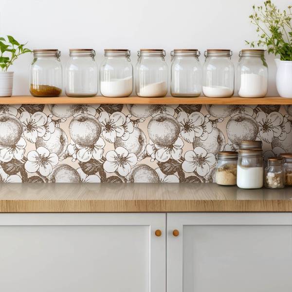 Zelfklevende Tegels Fuscum set van 9 30 x 30 cm