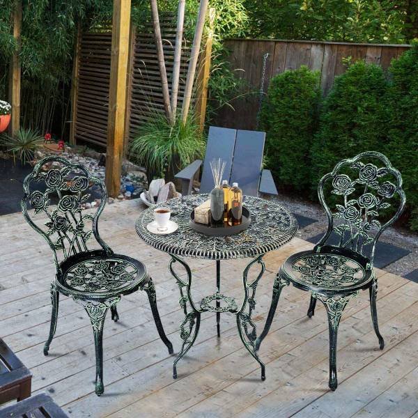 3tlg. Antik Bistroset kaufen