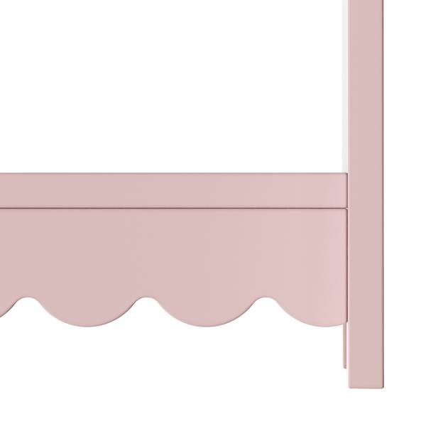 Portant à vêtements pour enfants Vestnes Rose foncé - Blanc - Bois manufacturé - 80 x 90 x 38 cm