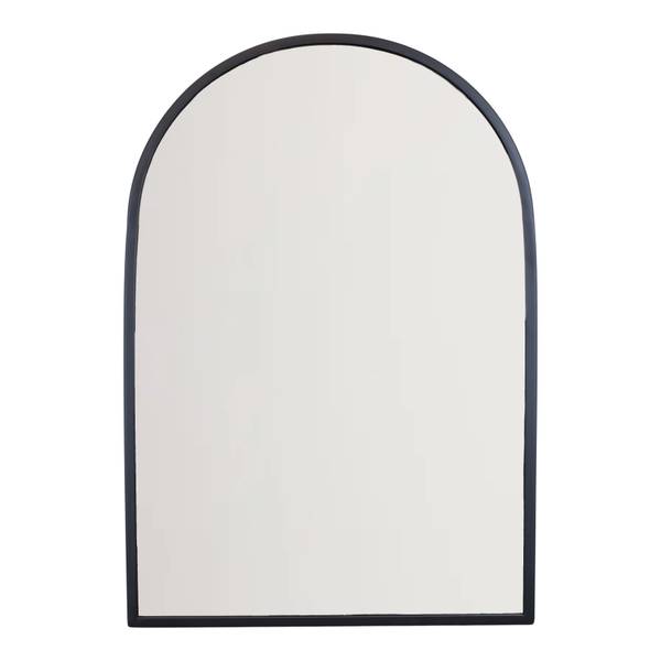 Wandspiegel Briq zwart - metaal - 48 x 68 x 4 cm