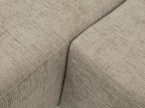 Ecksofa Bella L Beige - Ecke davorstehend rechts