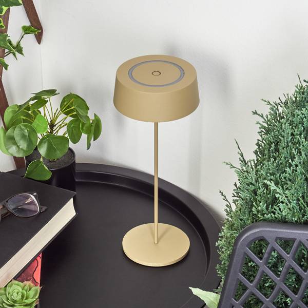 Außentischleuchte Anversa Gold - Durchmesser: 12 cm