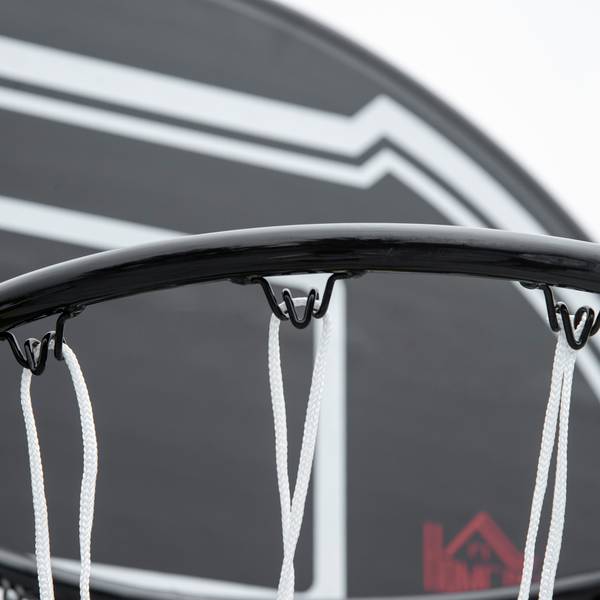 Basketballkorb A61-028RD Schwarz - Metall - 48 x 254 x 76 cm