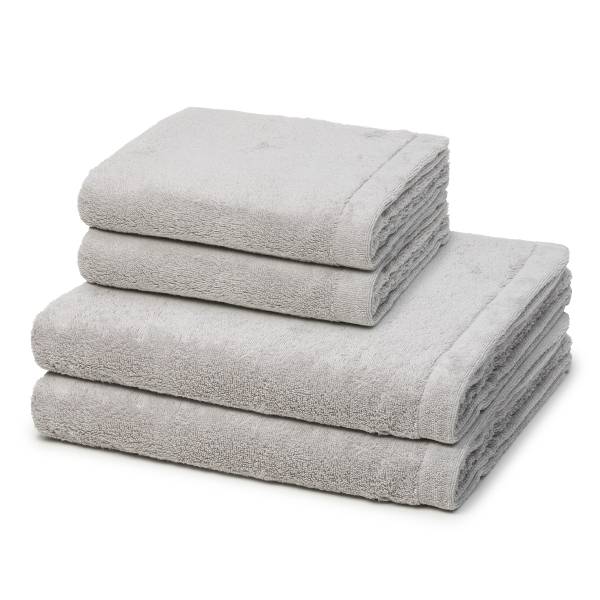 Handtuch-Set Lifestyle (4-teilig) Grau