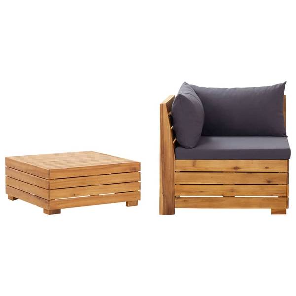 Pallet Loungeset 3001853-6 set van 2 grijs