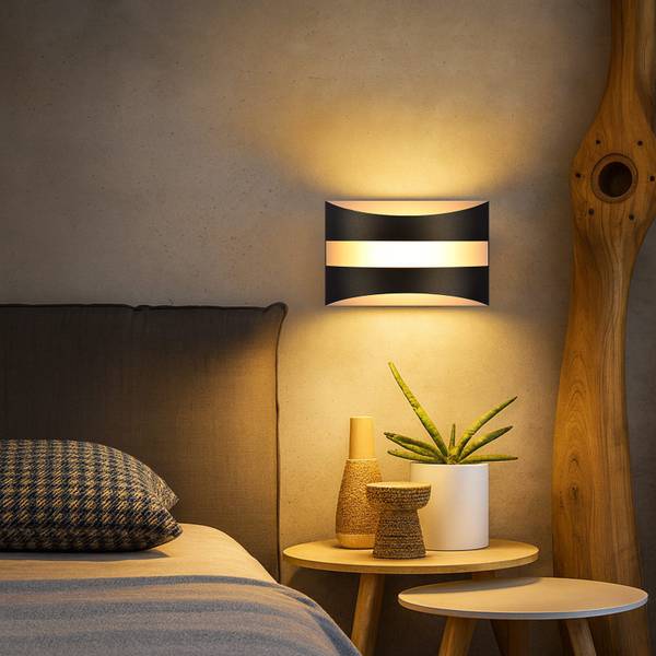 Wandlamp Lnfh zwart