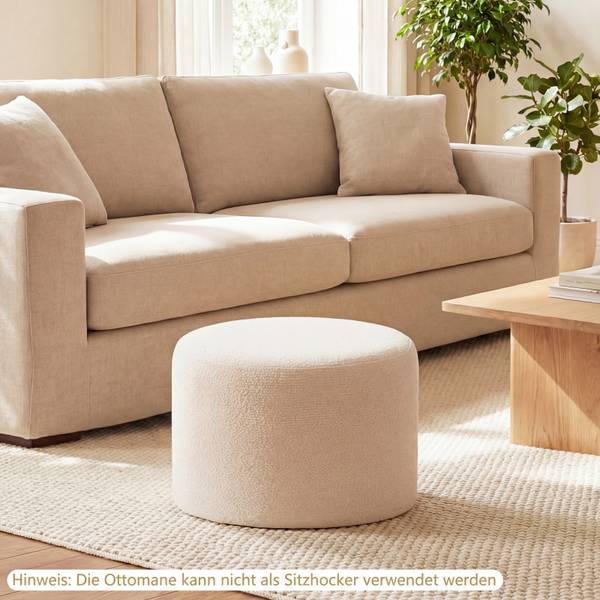 Sitzhocker VH35701 Beige - 45 x 35 x 45 cm