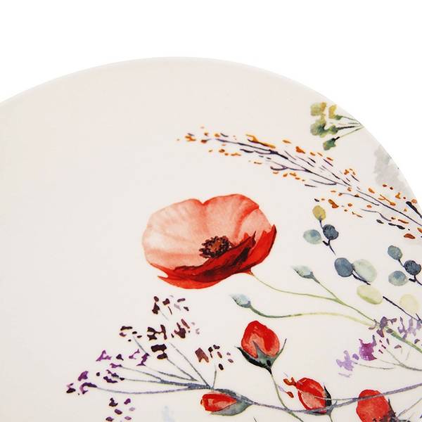 Speiseteller 129115 Weiß - Porzellan - 27 x 3 x 27 cm