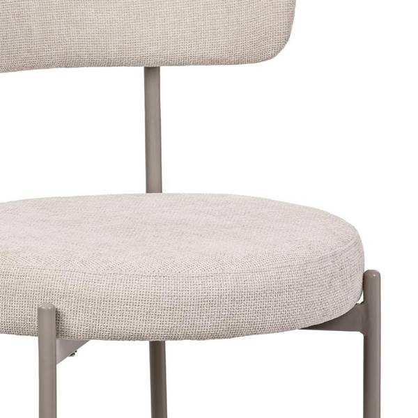 STÜLE GABY 2er-Set Beige - Chenille - Webstoff - 51 x 80 x 51 cm