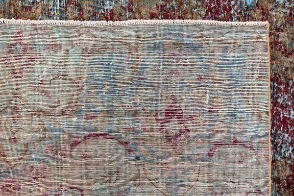 Tapis Vintage Royal XXV Bleu - Laine - 201 x 1 x 226 cm