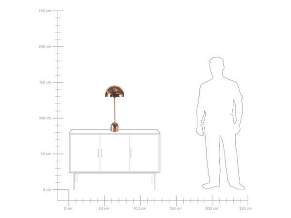 Tischlampen MACASIA Schwarz - Metall - 30 x 64 x 30 cm