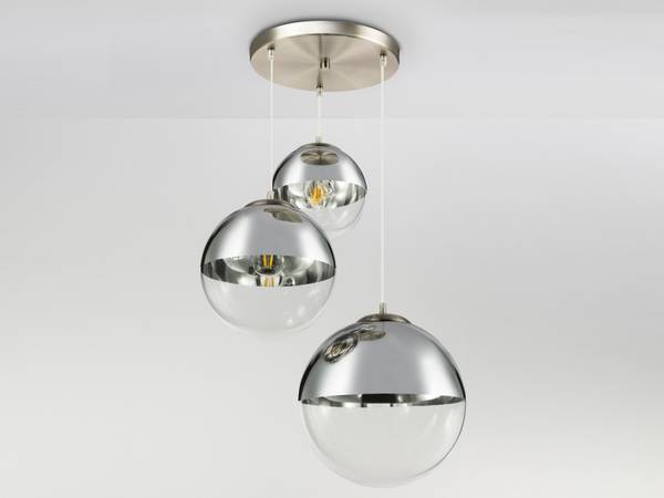 Kugel Pendelleuchte Glas 3-flammig kaufen