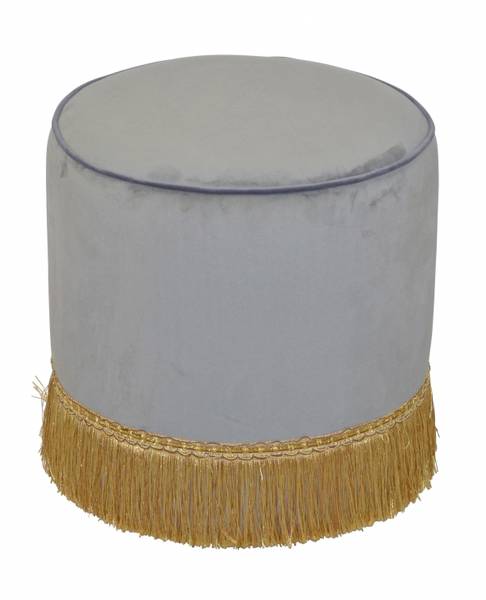 Sitzpouf Angela Grau
