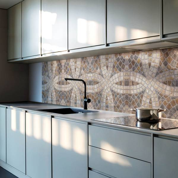 Klebepaneele Mosaik Geflecht 100 x 50 cm