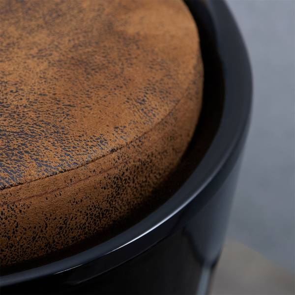 Tabouret DANIEL Noir - Marron