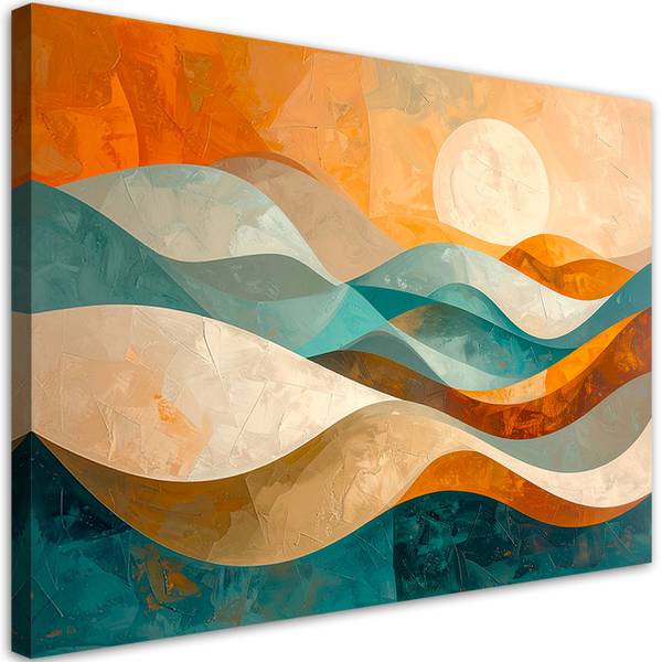 Canvas schilderij Kleurwerveling 100 x 70 cm