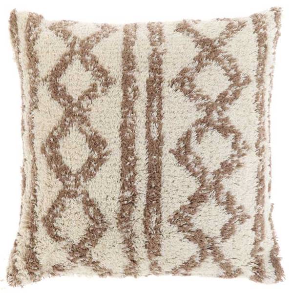 Dekokissen Elliot Beige - Braun - Textil - 45 x 8 x 45 cm