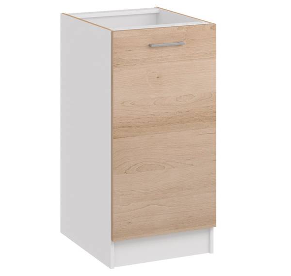 Küchenunterschrank D40 Eiche Dekor - 40 x 82 x 44 cm