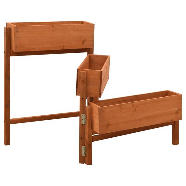 Pflanzkübel Klappbar 3005032 Orange - Tanne - 60 x 75 x 14 cm
