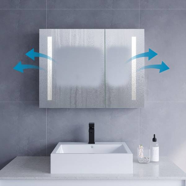 Spiegelschrank mit Infrarot (IR) Sensor Breite: 80 cm