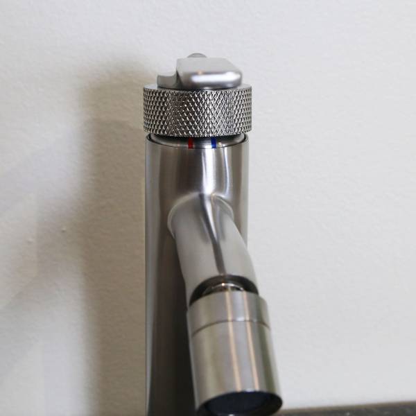 Bidetarmatur Molette Graumetallic
