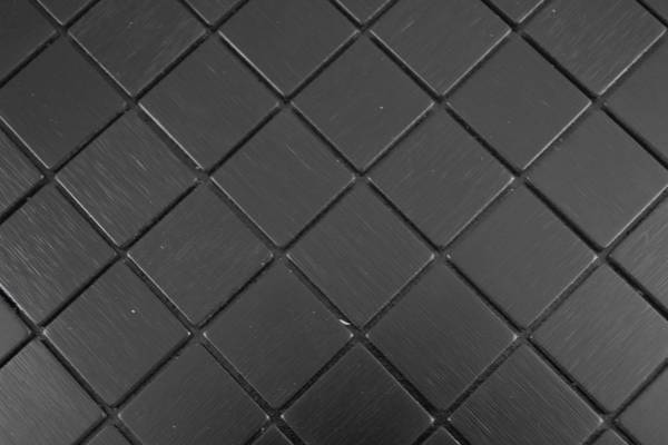 Mosaikfliesen 200-L3B Selbstklebend Schwarz - Metall - 29 x 29 x 29 cm