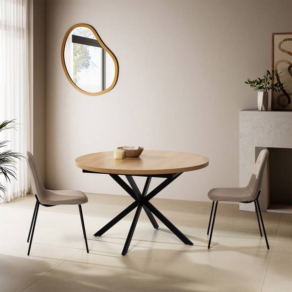 Tisch Murano Braun - Holzwerkstoff - 120 x 75 x 120 cm