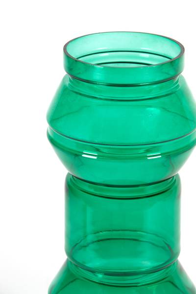 Vase MOKI Grün - Glas - 18 x 47 x 18 cm