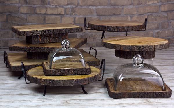 La planche en bois surélevée Marron - En partie en bois massif - 33 x 11 x 44 cm