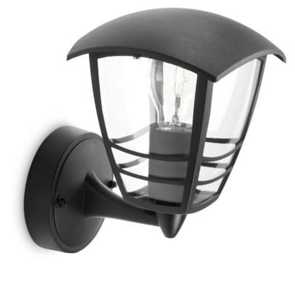 Wandleuchte A-152720 Schwarz - Aluminium - 20 x 24 x 20 cm