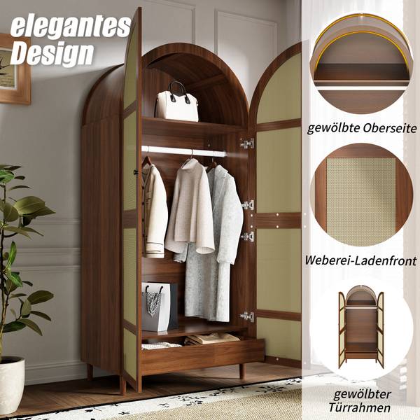Kleiderschrank Coeus Ⅳ Holz