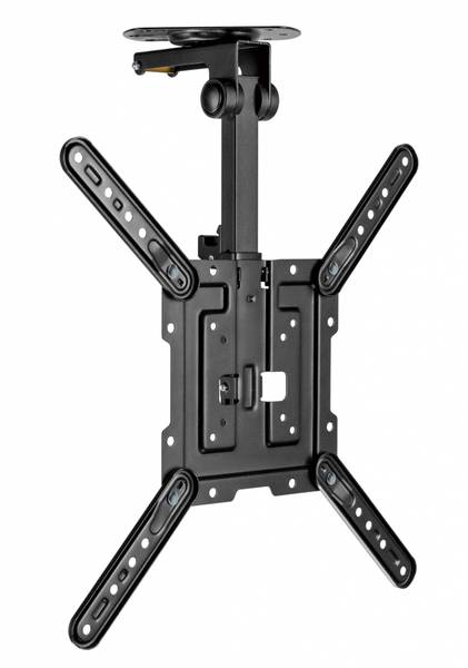 TV-Stand LUMLCD-CM344 Schwarz - Stahl - 61 x 43 x 16 cm