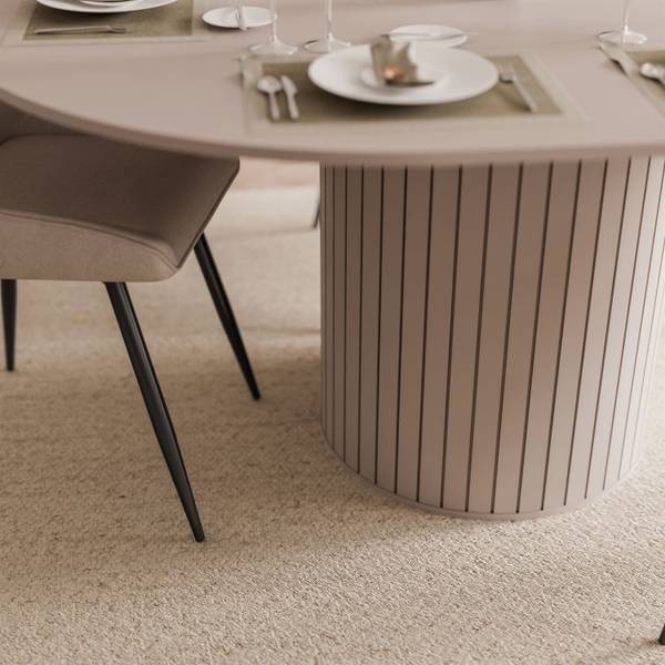 Esszimmer-Set ELODIE Beige - Kaschmir
