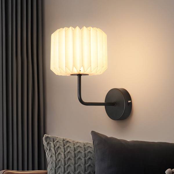 Wandlampe jghty Weiß - Eisen - 22 x 25 x 22 cm