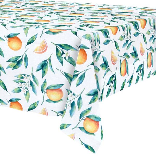 Tischdecke 139800-W2 Grün - Orange - Kunststoff - 130 x 1 x 180 cm