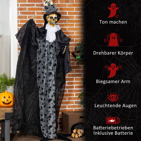 Halloween Gespenst Brä 844-522V00BK Braun - Textil - 65 x 189 x 115 cm