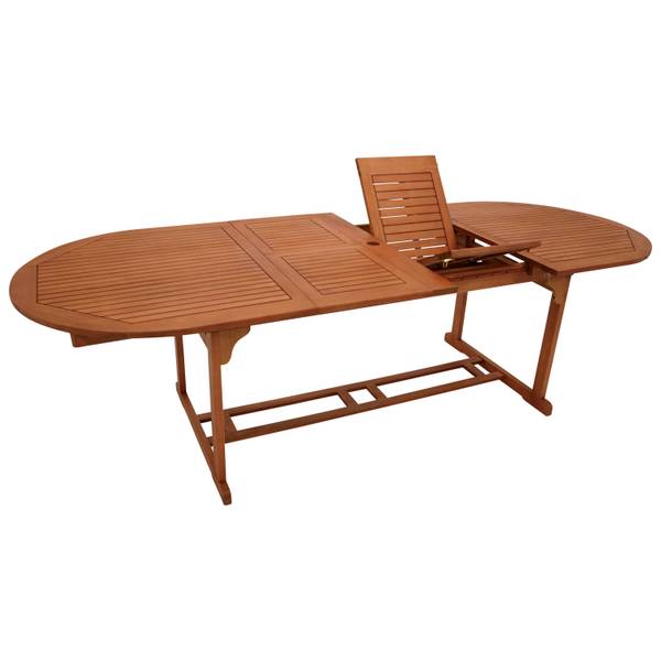 Ausziehtisch LAGO 180/260x100cm Braun - Eukalyptus - 260 x 74 x 100 cm