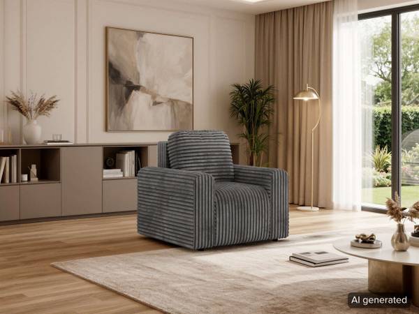 1-Sitzer Sofa NESSARO Grau