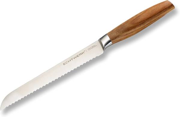 Brotmesser CLASSIC EDITON EW-SM-0335 Braun - Silber - Akazie - Stahl - 3 x 3 x 34 cm